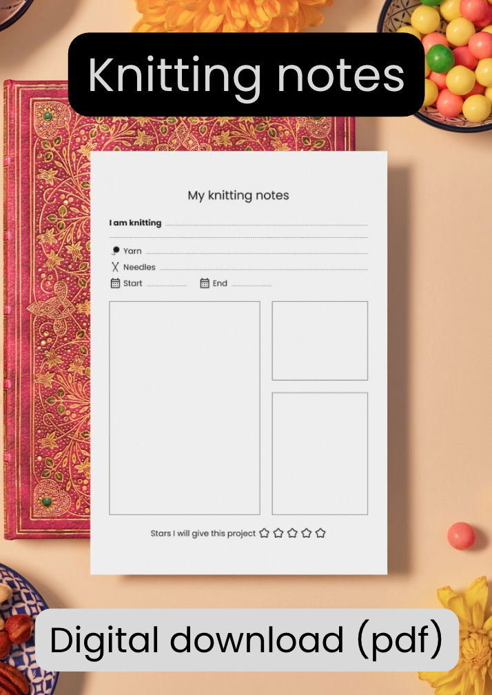 Knitting notes - free